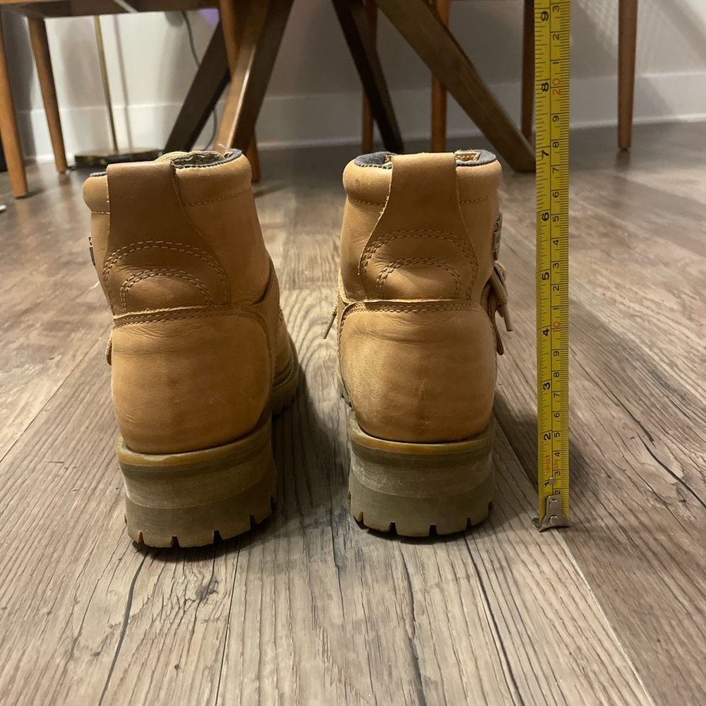 Harley-Davidson Tan Motorcycle Leather Boots - Picture 3 of 7